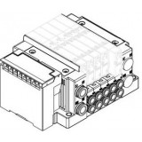 SMC solenoid valve 4 & 5 Port SS5Y5-10/11S3, 5000 Series Manifold for Series EX120 Integrated (Output) Serial Transmission System (IP20)